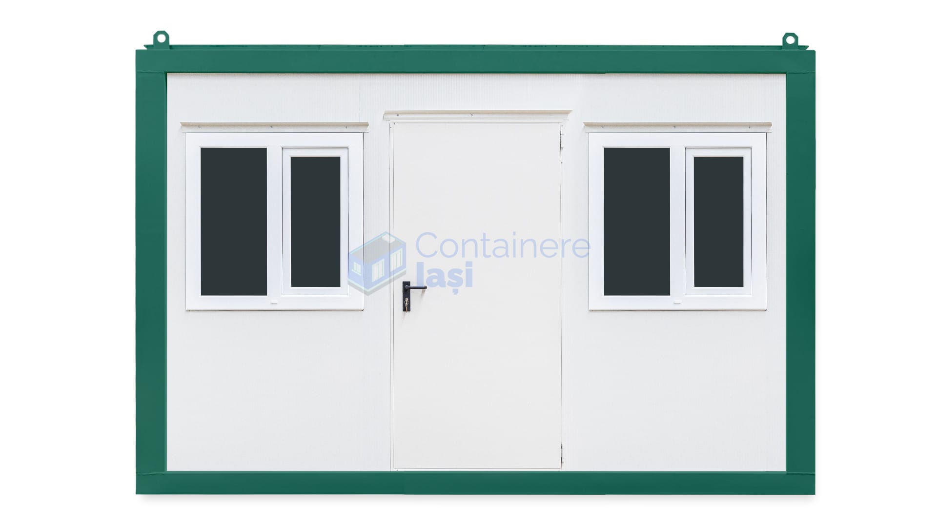 container birou iasi 4metri 2geamuri verde
