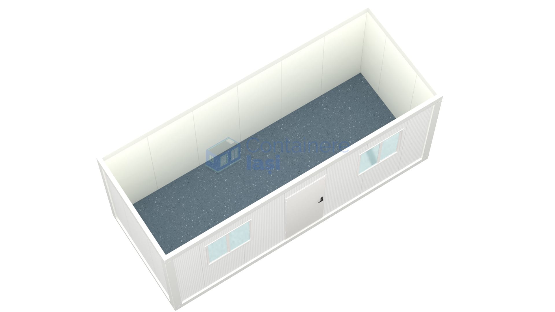 container birou iasi 6metri 2geamuri alb2